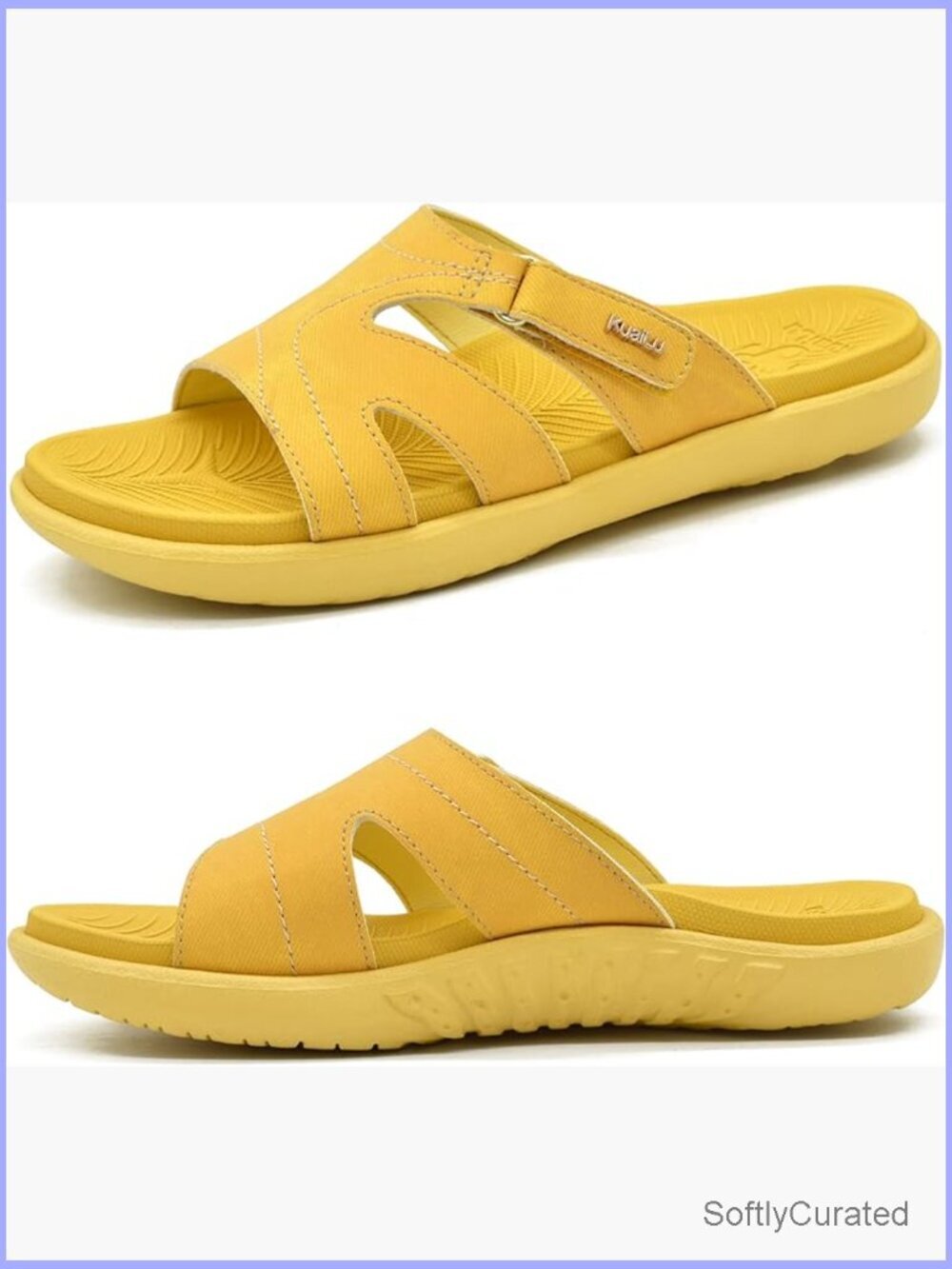 Orthotic Arch Support Slide Sandals Thick Cushion Yoga Mat Memory Foam